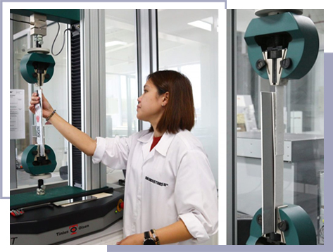 Tinius Olsen Integral to Eco Friendly Aluminum Composite Panels Manufacturing